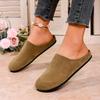 Fashion Women's Shoes 2025 Brand Closed Toe Women's Slippers Fashion Outdoor Casual New Plus Size Best Seller Comfortable Flat Slippers