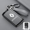 Metal Car Key Case For Renault Megane III Grand Scenic III Laguna III Koleos Fluence Clio Kangoo Latitude Leather Protect Shell Z666