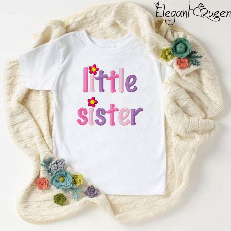

T-shirt Summer Fashion T-shirt Children s Short Sleeve White T-shirt Children s Top Girls Clothing 140
