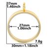 25/30mm Twist Locket Pendants For Jewelry Making Necklace Glass Floating Charm Lockets DIY Stainless Steel Pendant Accessories