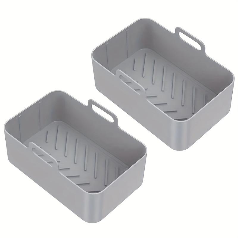 

Подложка для фритюрницы Многоразовая корзина для выпечки из пищевого силикона Антипригарная пластина Высокотемпературная устойчивая посуда для выпечки Аксессуары для духовки