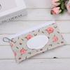 Carrying Case EVA Wet Wipes Bag Flip Cover With Buckle Cosmetic Pouch Wet Wipe Pouch Home
