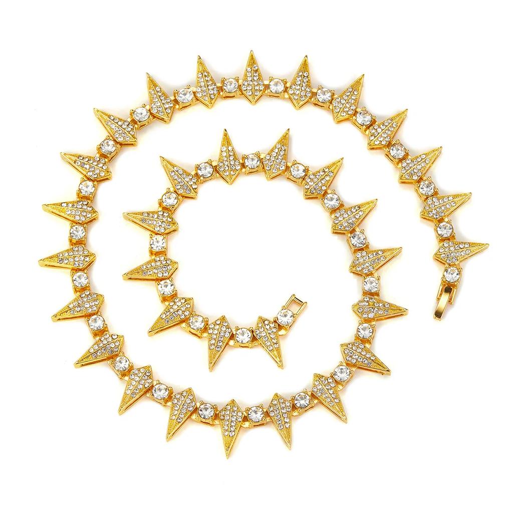 2025 New 4mm Iced Out Tennis Chain Necklace  Color Dropwater Charm Bling Hip Hop Jewelry for Men Women  20inch Party Gift