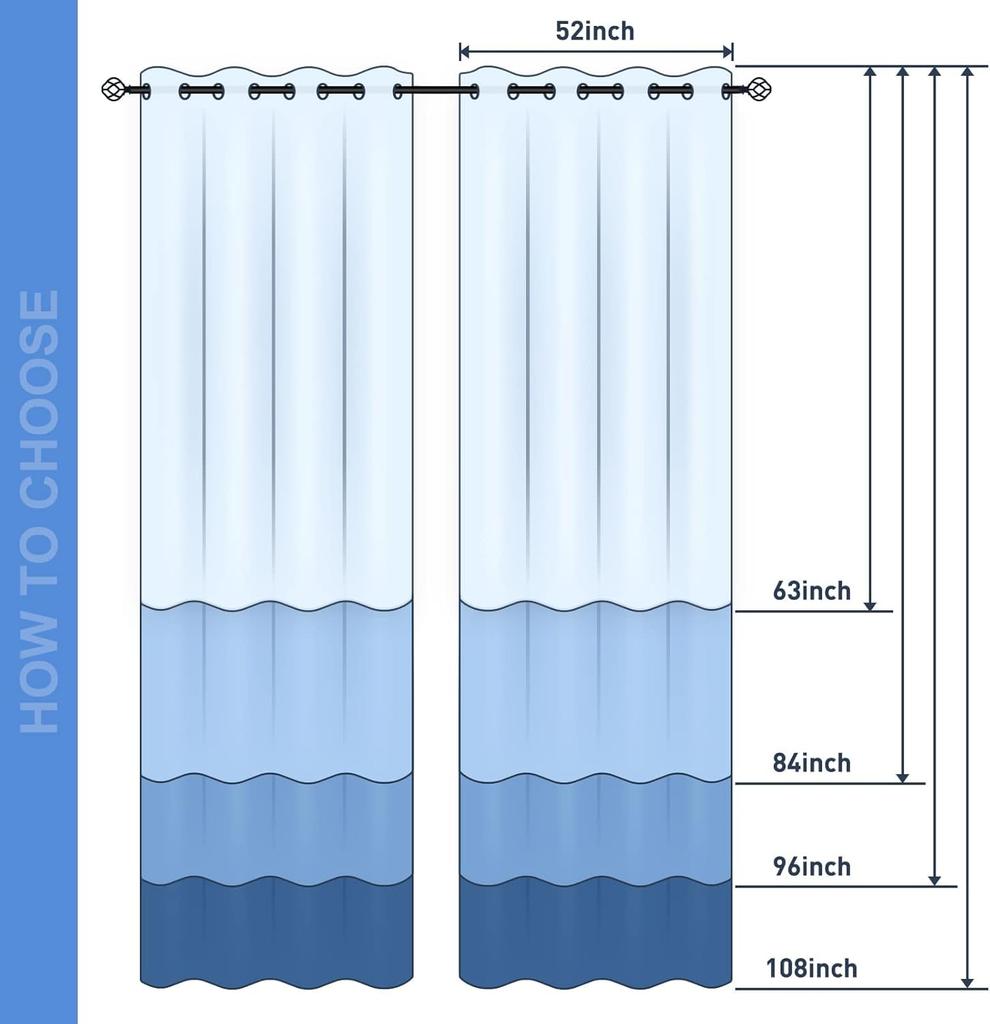 Blumige Verdunkelungsvorhänge, Boho Bunter Blumendruck Dekor für Zuhause Schlafzimmer Wohnzimmer Ösenfenster Verdunkelungsvorhänge