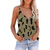 Women'sTops Summer Leopard Print Basic Sexy Camisoles Vests Tops