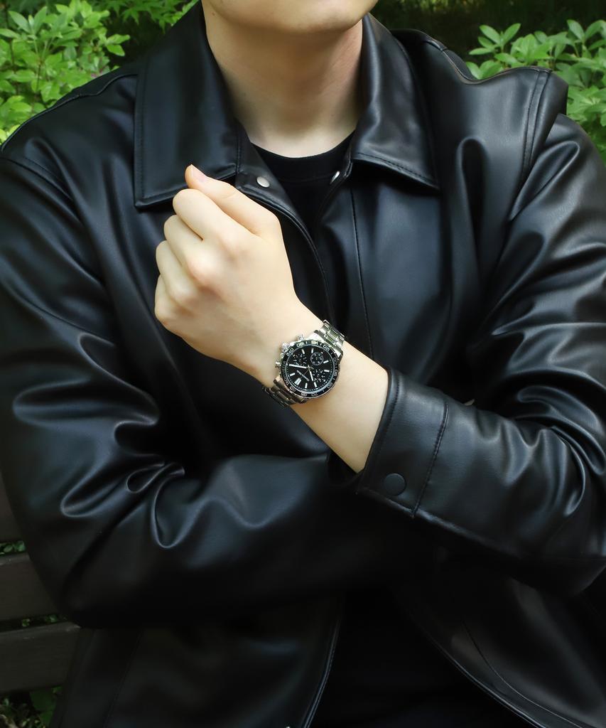 Keuliseuchyanmodeu Men'S Multifunction Metal Watch Cm424Bbs