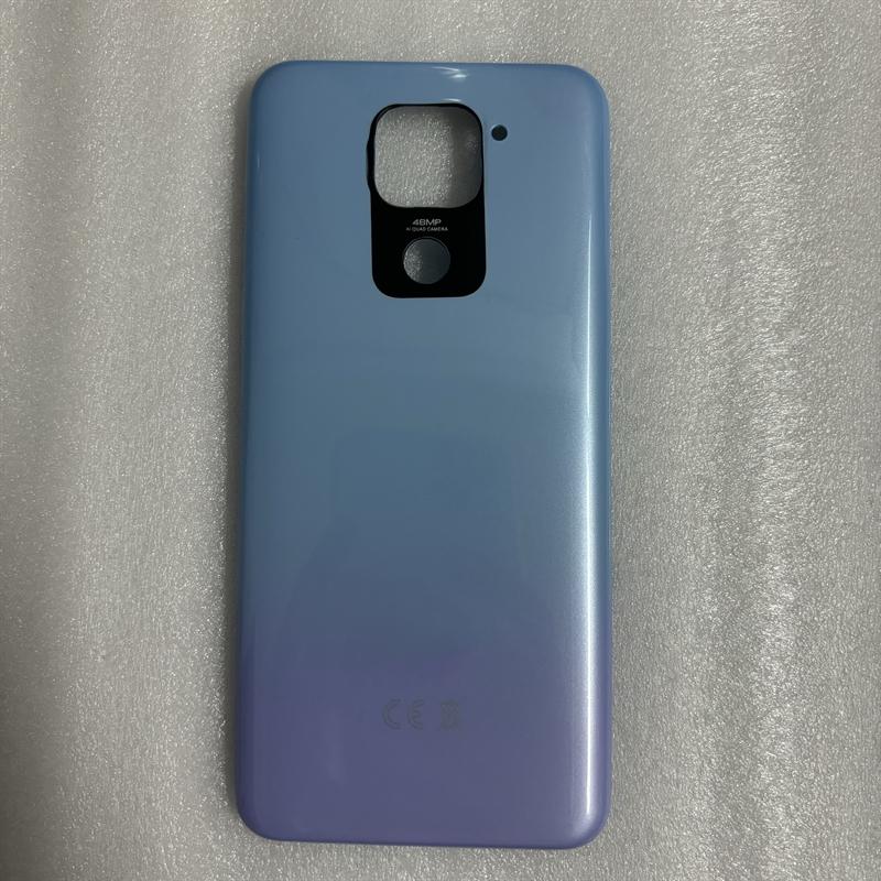 For Redmi 10X 4G Battery Door Back Cover Housing For Xiaomi Redmi Note 9 Battery Back Cover Rear Housing With Side Key