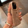 For iPhone 17 16 15 14 13 12 11 Pro Max XS X XR 16 15 Plus Phone Case Fashion Heart-shaped Design Faux Leather Protective Cover