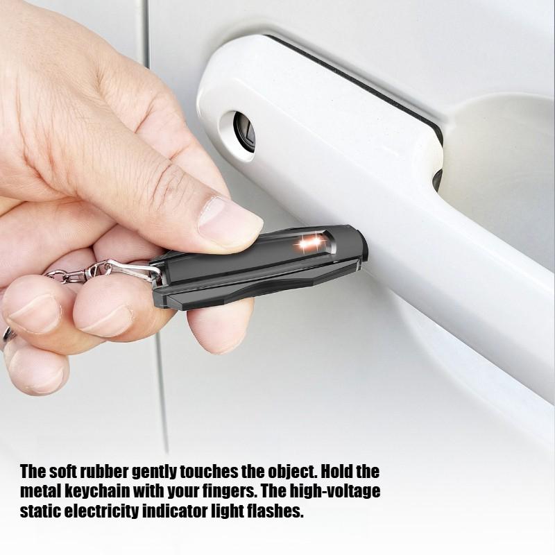 Antistatische Sleutelhanger Menselijk Lichaam Statische Elektriciteit Ontladingsapparaat Statisch Draagbare Sleutelhanger Verwijder Statische Elektriciteit Sleutelring