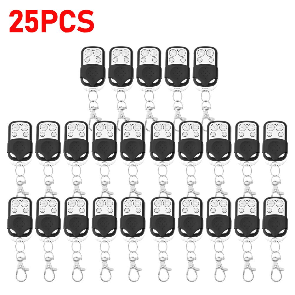 50pcs Smart Copy Duplicator 433mhz Remote Control Controller 4 Button Electric Gate Garage Door Opener Universal Remote Cloning