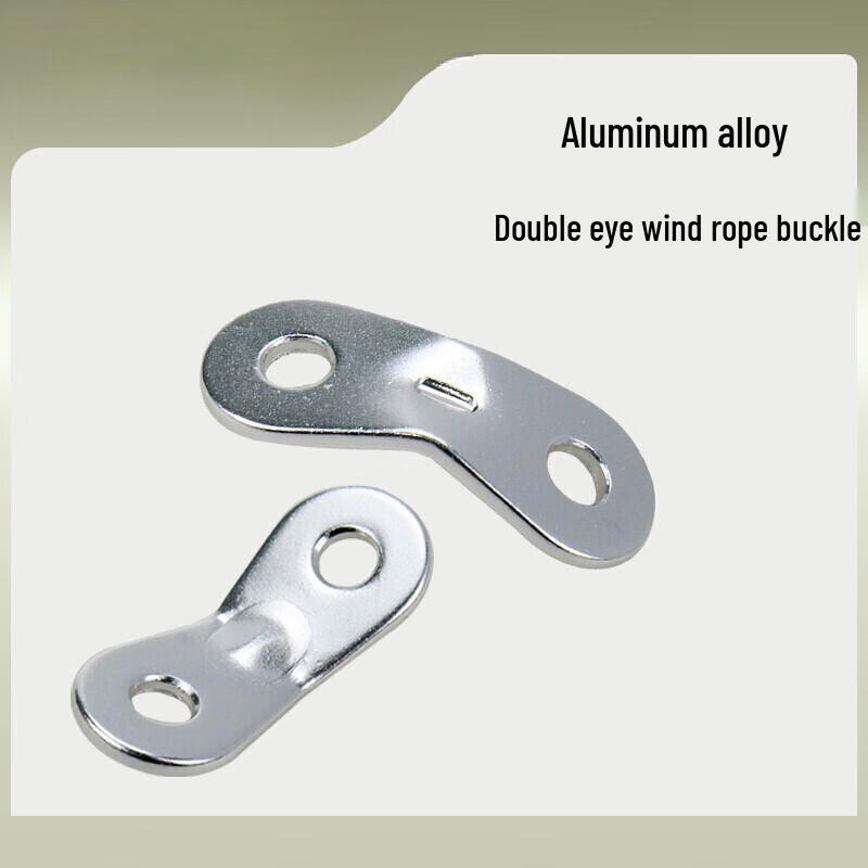 ZISIZ Outdoor Tarp Tent Adjustable Aluminum Alloy Wind Rope Buckle