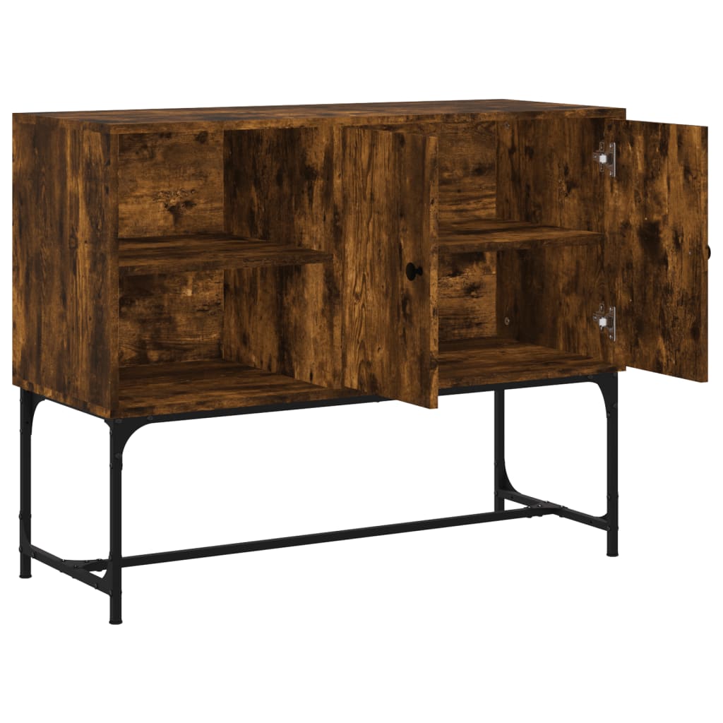 Sideboard Smoked Oak 100 x 40 x 79.5 cm Particleboard