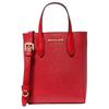 Michael Kors Vincent Logo Print Magnetic Closure Leather Crossbody Shoulder Tote Mini Bag Women Bags Crimson 35F4G2VC0T-2610