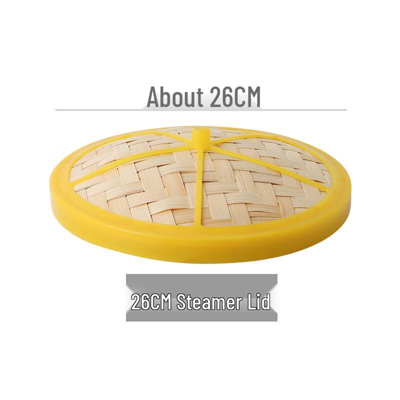 Bamboo Steamer with Plastic Rim