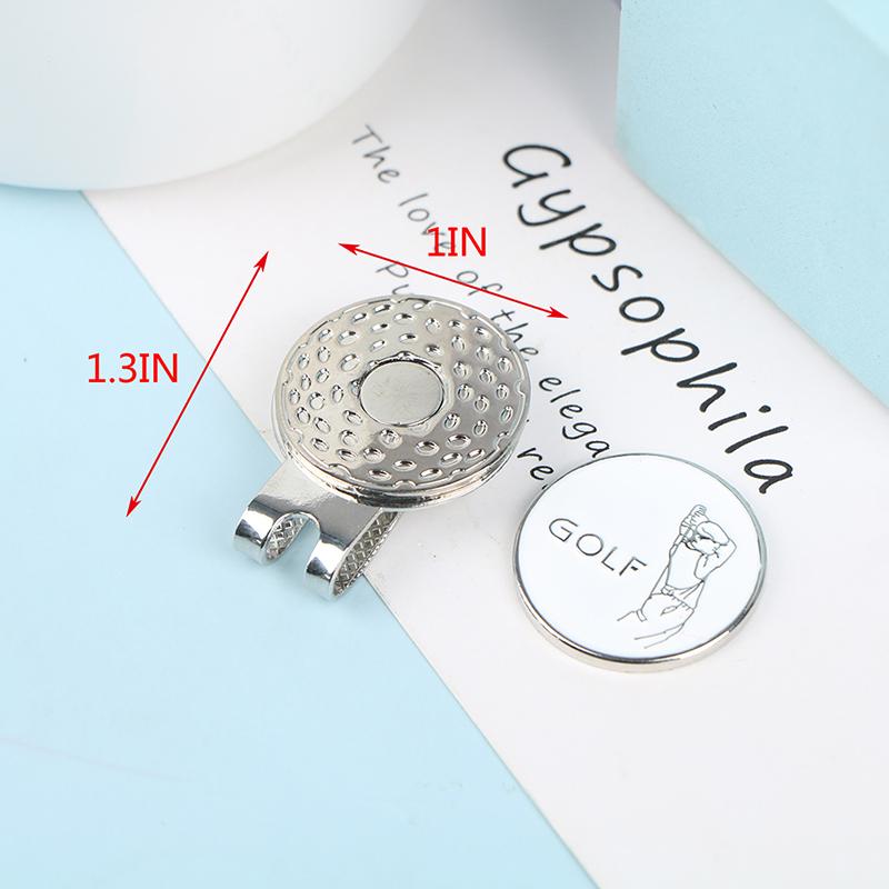 1Pc Golf Kappe Clips Golf Ball Marker Hut Clip Training Zubehör