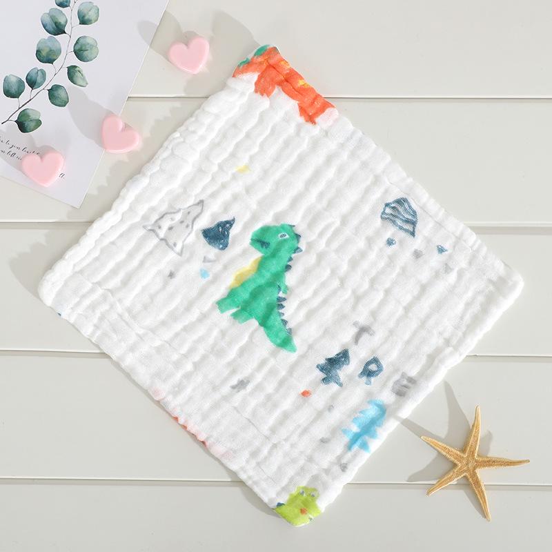Six-Layer Pure Cotton Baby Bib & Towel Set