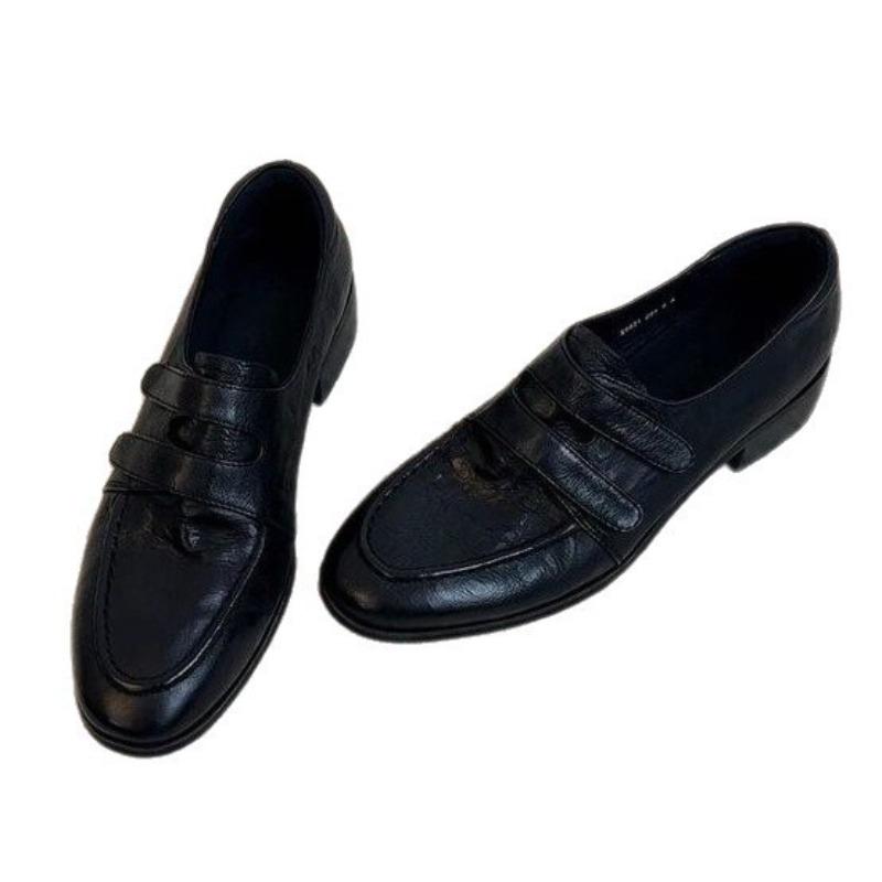 Velcro Shoes - New Style Vintage Women's Shoes with Thick Heels and Soft Soles, Single Shoes