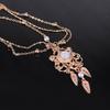 Vintage Hollow Geometry Flower Head Chain Hairbands Bride Hair Accessories Women Layered Tassel Headband Party Ornaments