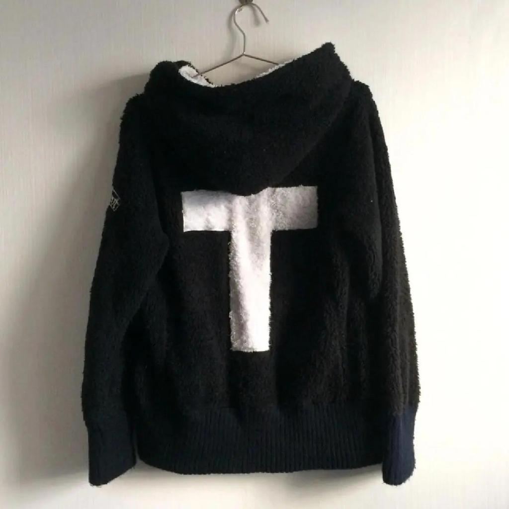 VAYLA Y2k Lamb Jackets Women Gothic Hoodies Cross Skull Grunge Zipper Sweatshirts Vintage Casual Hooded Coats Harajuku Streetwear
