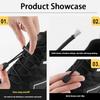 New 1Pair/3Pair Round Elastic Shoelace Unisex Quick-Release Shoelaces No-Tie Laces for Sneakers and Boots Shoe Laces