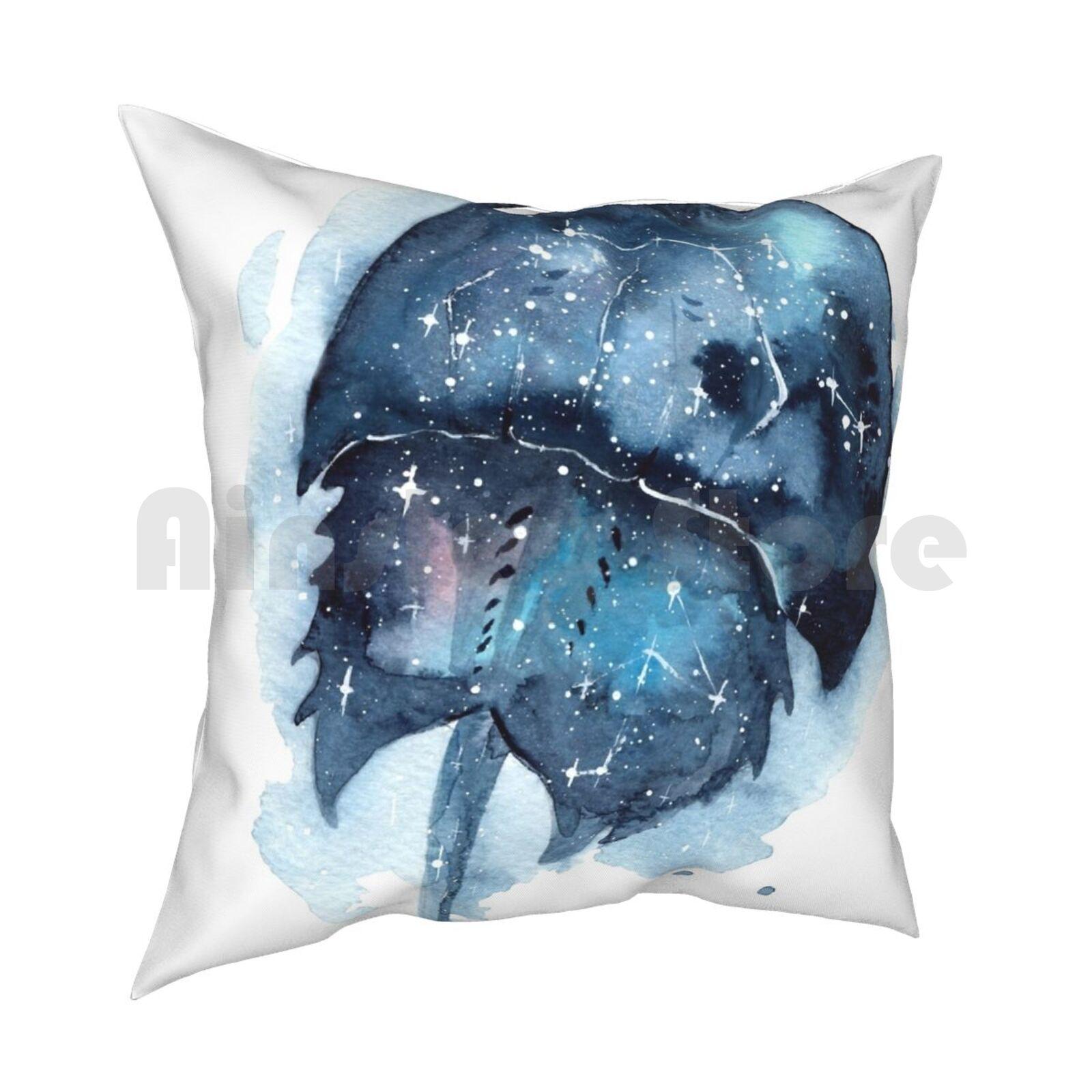 

Galactic Horseshoe Crab Pillow Case Printed Home Soft DIY Pillow Cover Space Galaxy Universe Cosmos Stars Nebula Night Sky 30cmx30cm