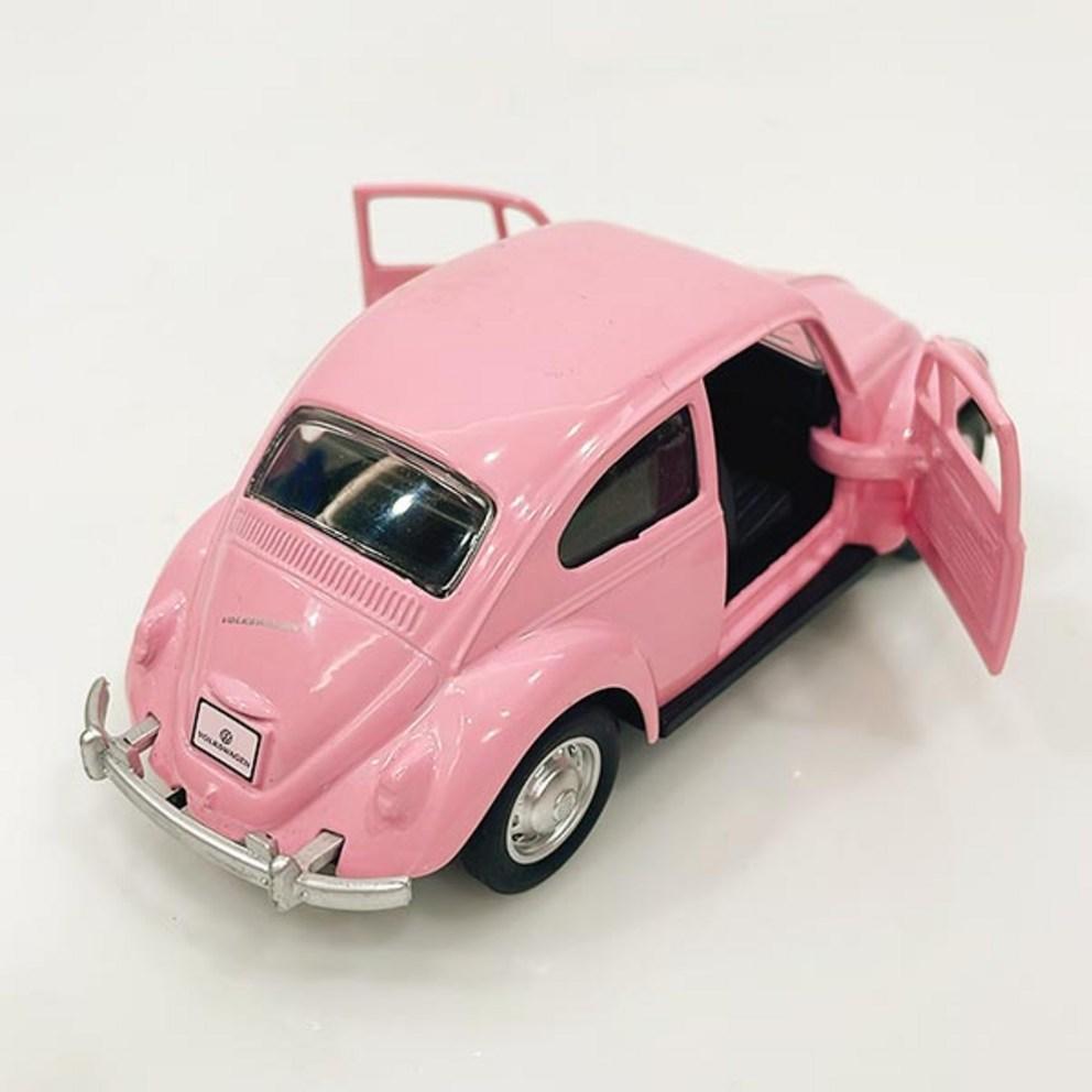 JoyKids Volkswagen Classic Beetle 1967 S40 Series Die-cast Model Car, Pink