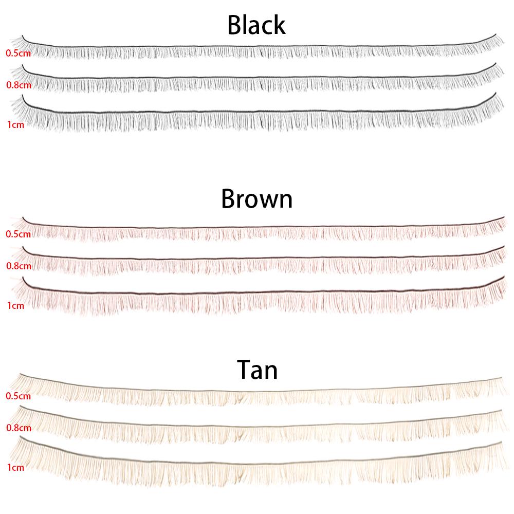 5Pcs BJD DIY Doll False Eyelashes 20cm Black Brown Tawny 3 Colors Eye Lash Children Toy Decor Kids Gift Toy DIY Doll Accessories