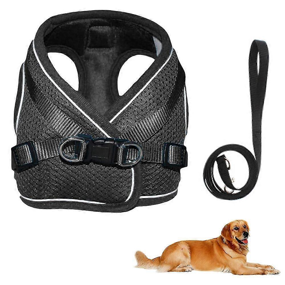 2 Pcss Dog Harness Step-in Breathable Puppy Cat Dog Vest Harnesses Ves