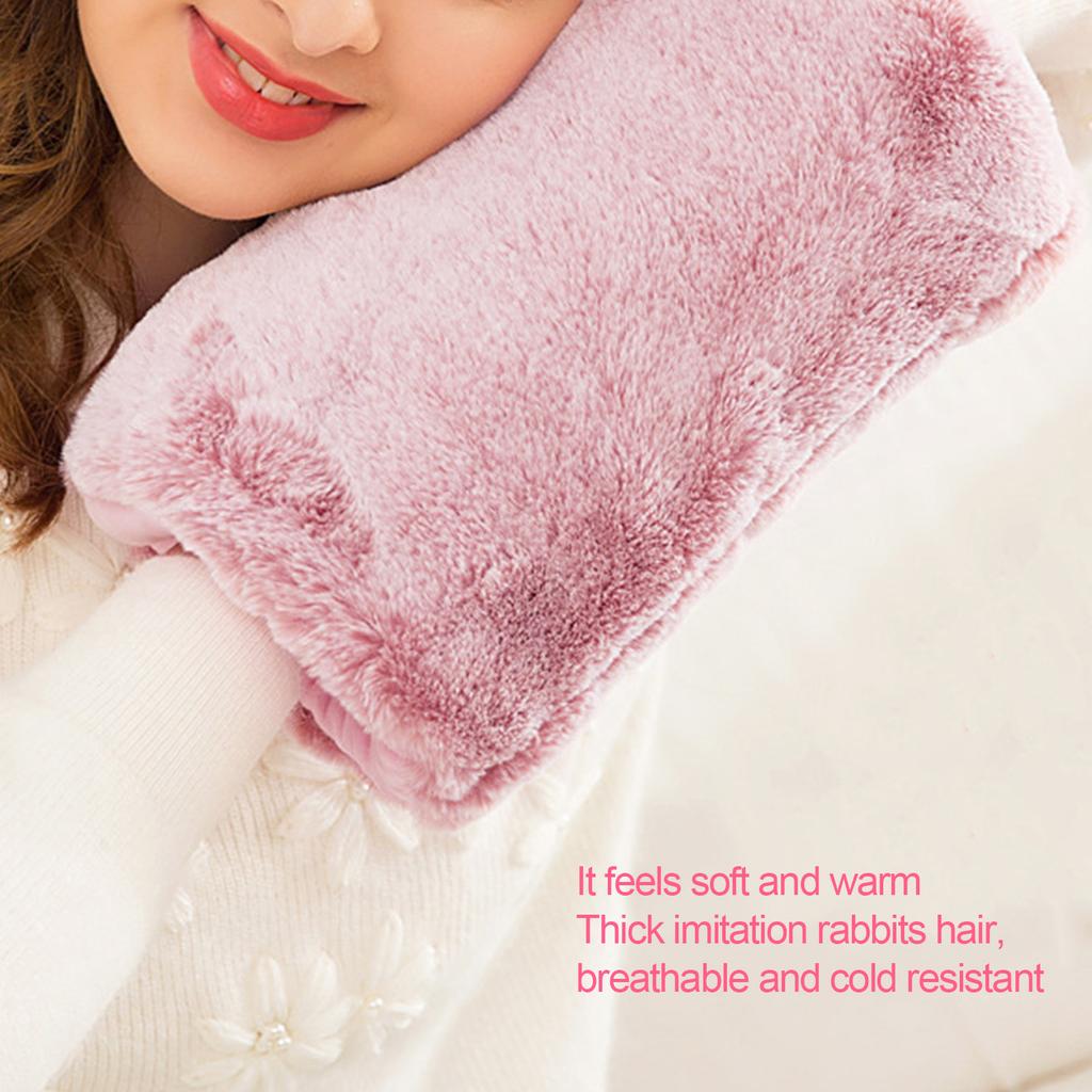 Portable Electric Charging Heat Water Bag Folding USB Electric Hot Water Hand Warmer Rechargeable Electric Hot Water Bag