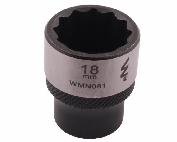 12-Point Socket 3/8". 18 Mm. Crv50Bv30. Din 3124. Waryński
