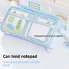 Handheld Korean Pencil Case Multilayer Ins Pencil Pouch Y2K Star Stationery Bag  School