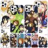 K On! Hirasawa Yui Anime Phnoe Case for Iphone 17 Air 16 16E 11 12 13 Mini 14 Plus 15 Pro Max 7 8 + SE 2020 Phone Cover Coque