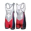 Canottiera da Wrestling a Compressione da Uomo Top per Allenamento in Palestra Attrezzatura Protettiva da Ciclismo Tuta per Prestazioni Sportive