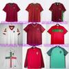 Retro dres portugalského národního týmu C 17 Figo 7 Mistrovství Evropy Vintage fotbalový dres Krátký rukáv Dlouhý