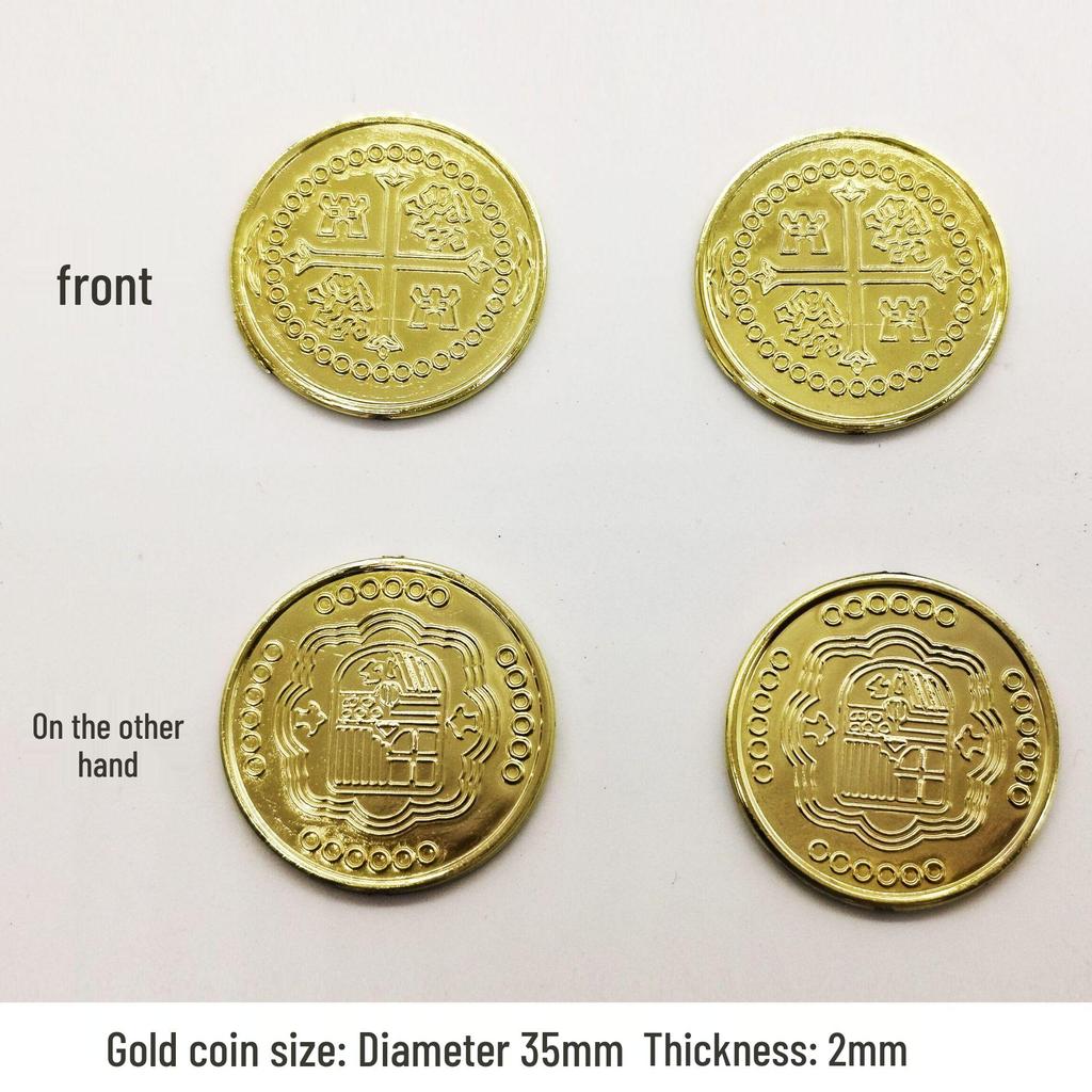 Pirate Gold Coin Simulation Game Ornaments & Chips
