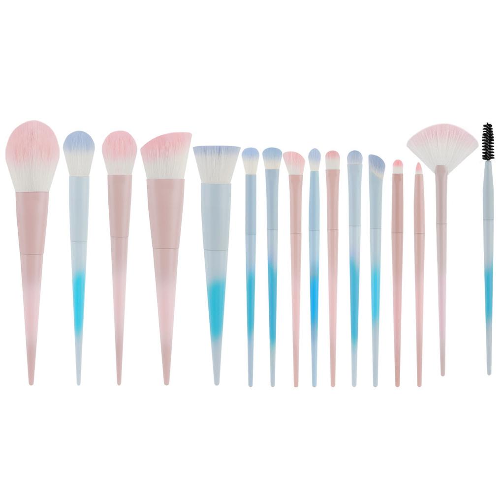 16 Color Makeup Brush Set Portable and Cute Loose Powder Brush Eyeshadow Brush Multifunctional Soft Beauty Tool