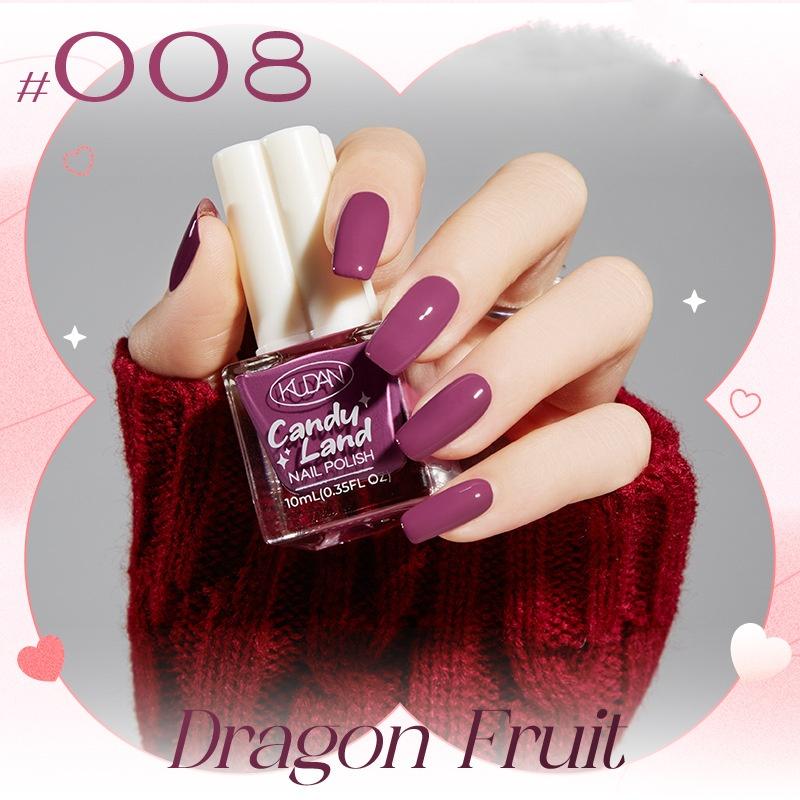 Water-based Nail Polish, No Baking, Long-lasting, Quick-drying, Nude Color, Fine Shiny Nail Polish, Nail Polish