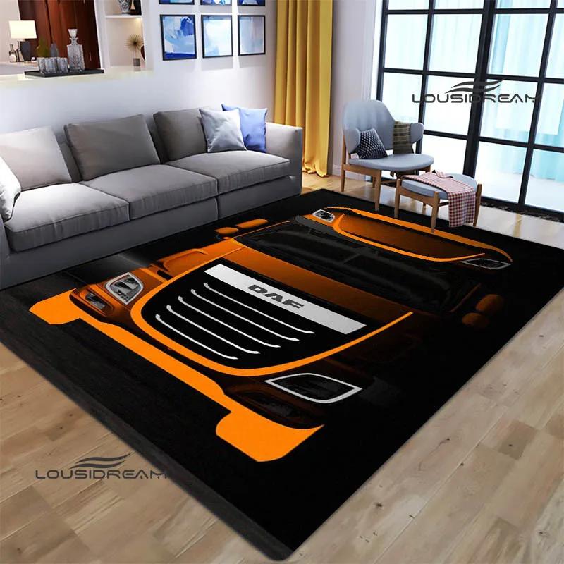 truck Retro printed carpet Living room bedroom carpet non-slip carpets Yoga mat Outdoor carpet kawaii rug