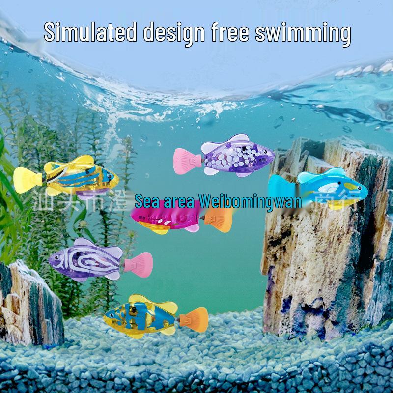 Electric Flashing Sensory Fish: Light-Up Swimming Pet for Babies – 8 Fish Types