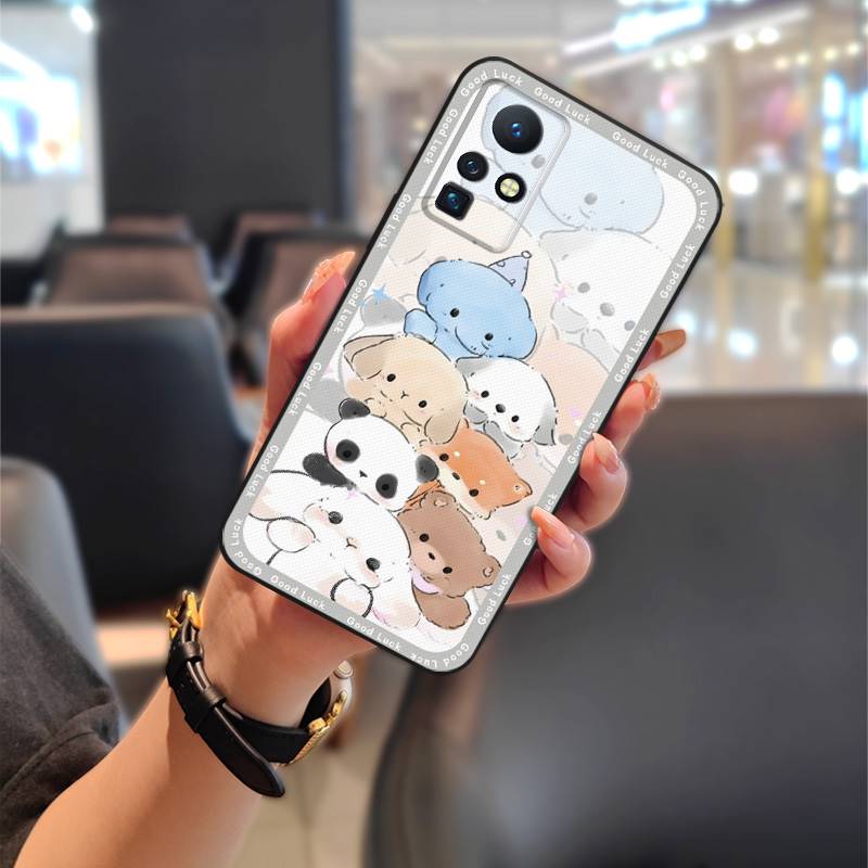 Full Wrap Phone Pouch Phone Case For Infinix Zero X/X Pro/X6811/X6811B Durable Anti-knock Graffiti Dirt-resistant Cute