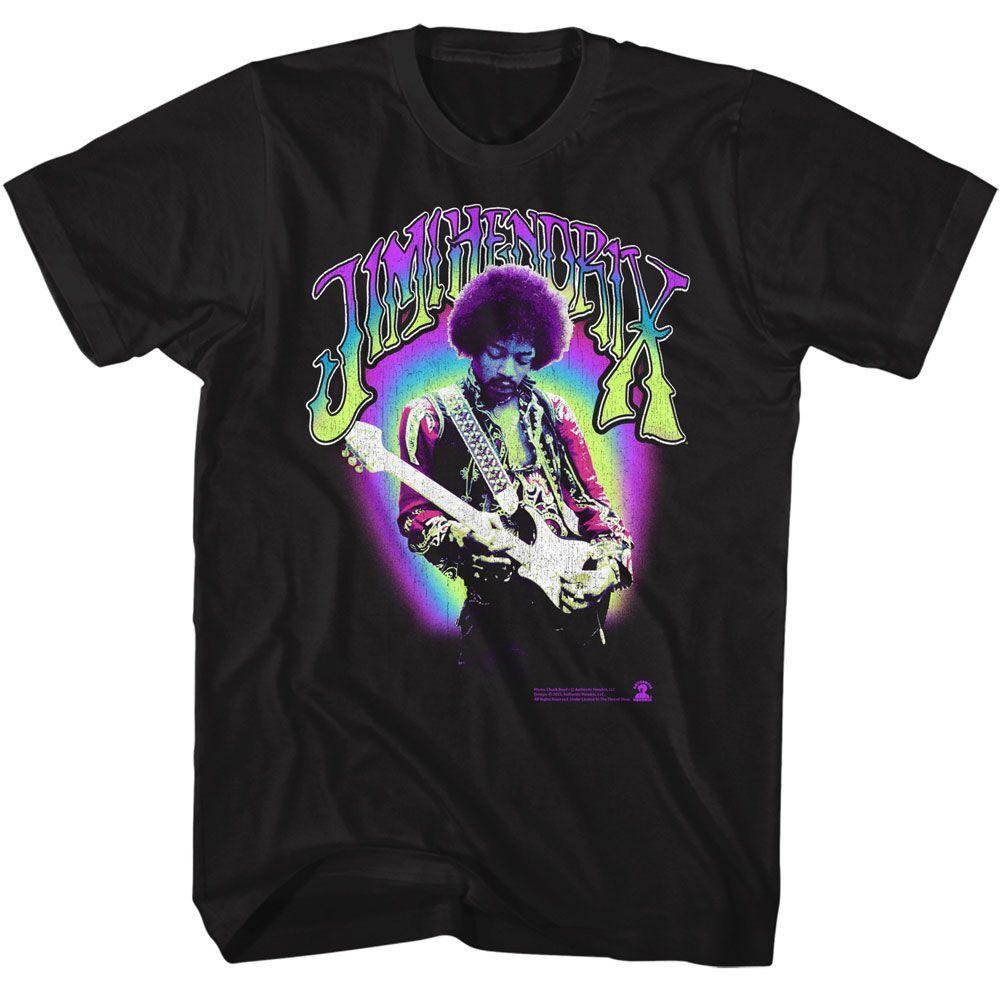 Jimi Hendrix Neon Jimi Music Shirt XL