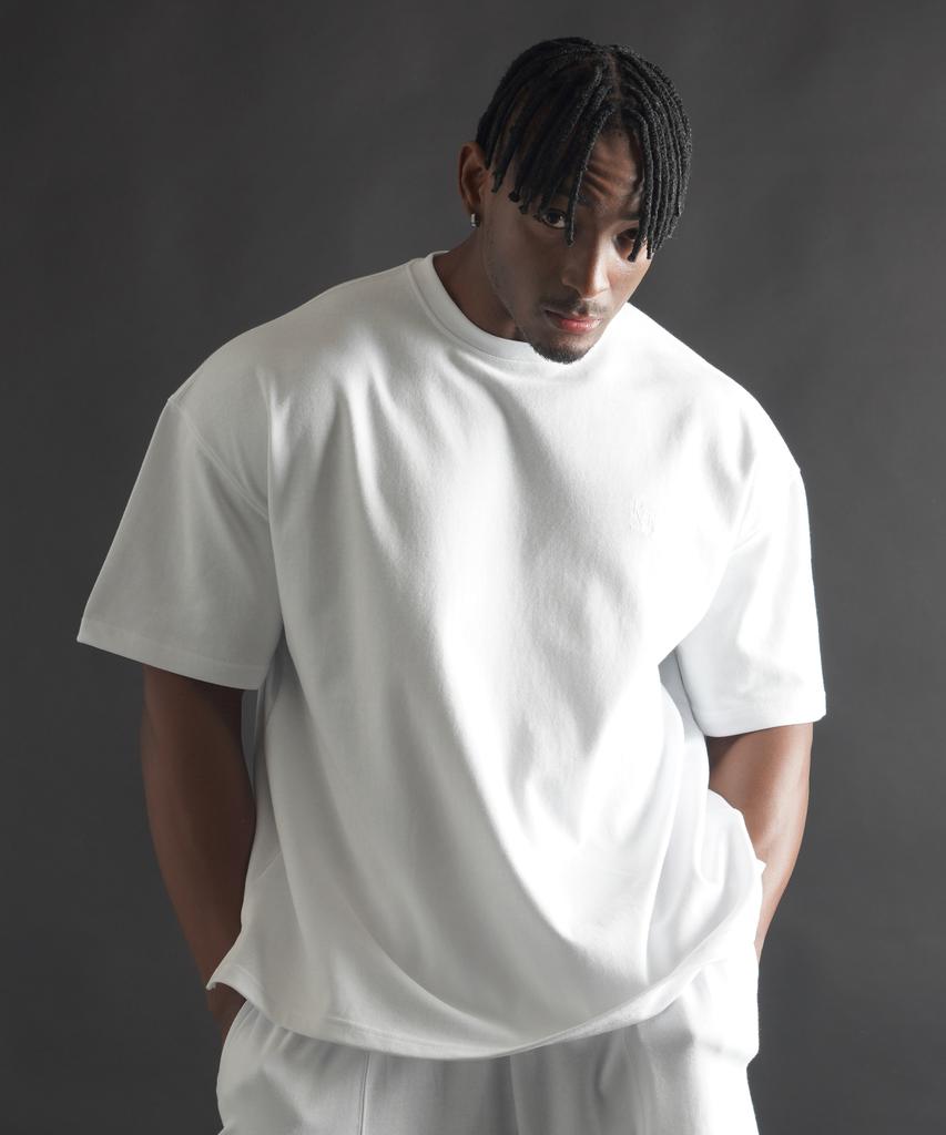 PHERMENON [Set] Essential Oversized Short Sleeve + Essential Oversized Bermuda Shorts