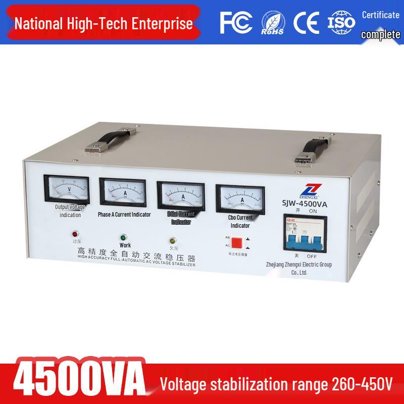 Zhengxi High-Precision 380V Automatic Three-Phase Voltage Stabilizer
