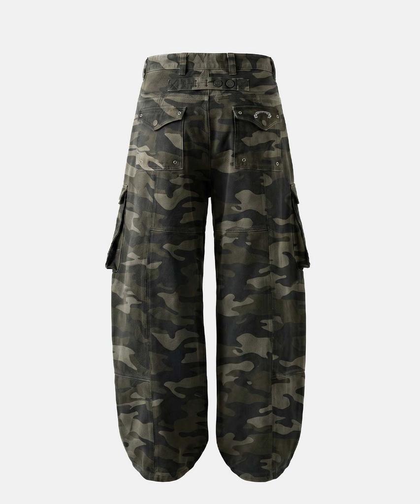 BADBLOOD Arc Curved Fit Cargo Pants - Camo