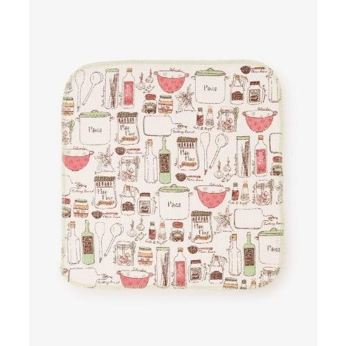 Afternoon Tea LIVING JM66 Kitchen Motif Antibacterial Dishcloth, Green