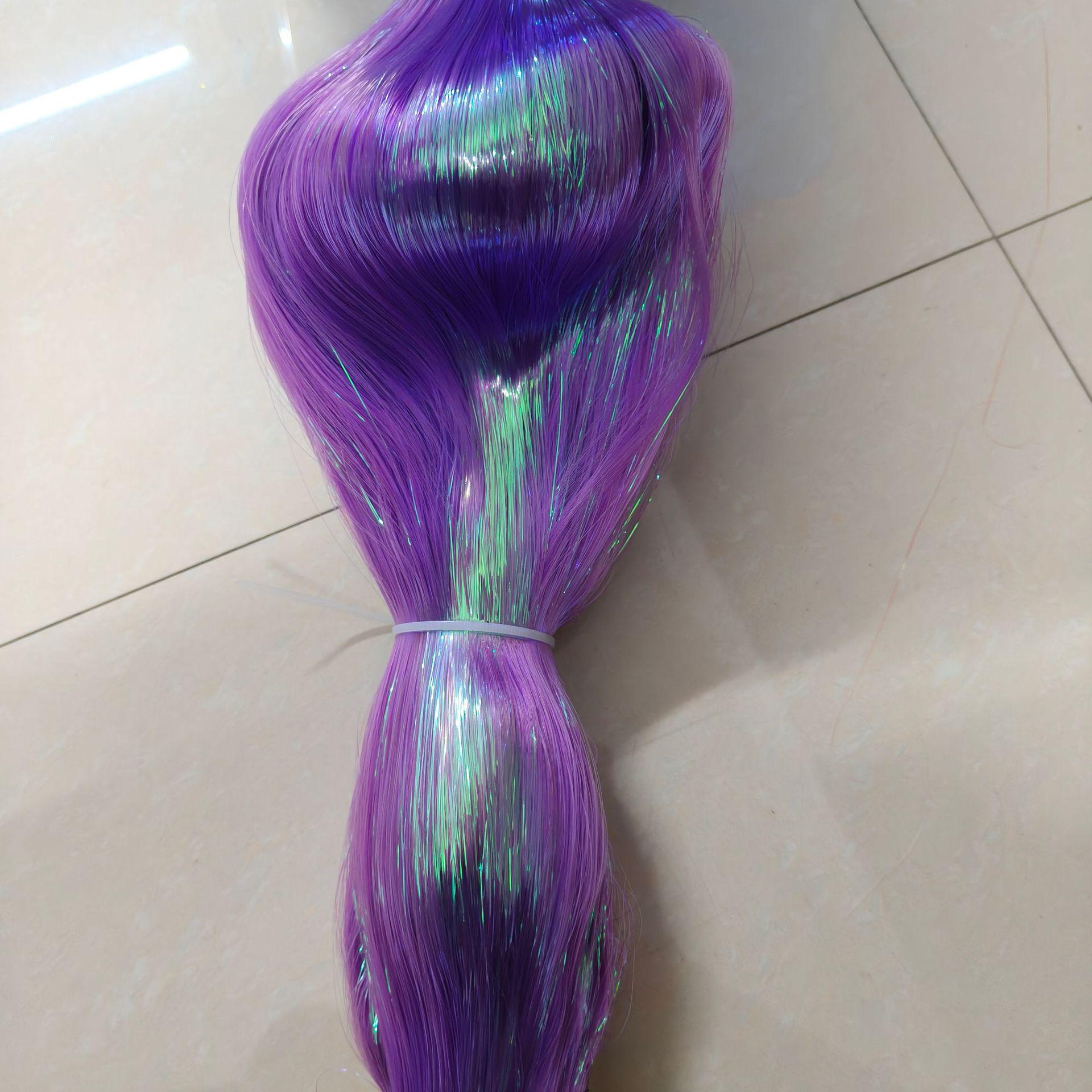 

Purple Iridescent Straight Wire Iron Fishing Hooks, 10kg Strand, Custom Lengths Available 0.37 mm