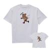 Wipeolseu Running Bear Tee White