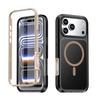 Dual Layer Heavy Duty Armor Magnetic Charger Case for IPhone 18 Pro Max 17 16 15 14 13 12 Military Grade Shockproof Wireless Charger Protection Cover
