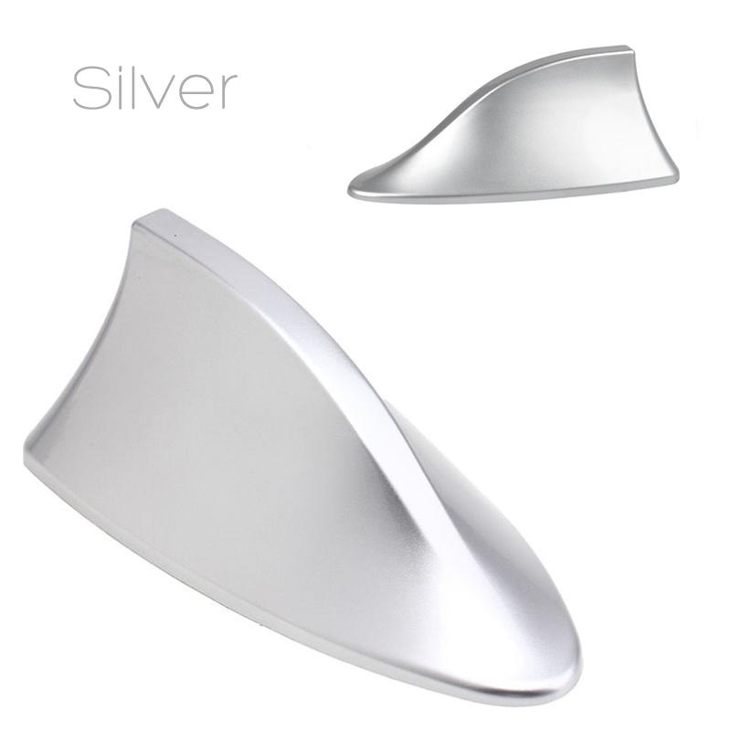 16cm Universal Carbon Fiber Look Car Roof Top Mount Shark Fin Aerial Antenna Toppers Auto Radio AM FM Antenna Signal Amplifier