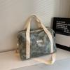 Bolsa de Viaje de Corta Distancia para Mujer Ligera para Salir Bolsa de Equipaje Bolsa de Almacenamiento de Pana